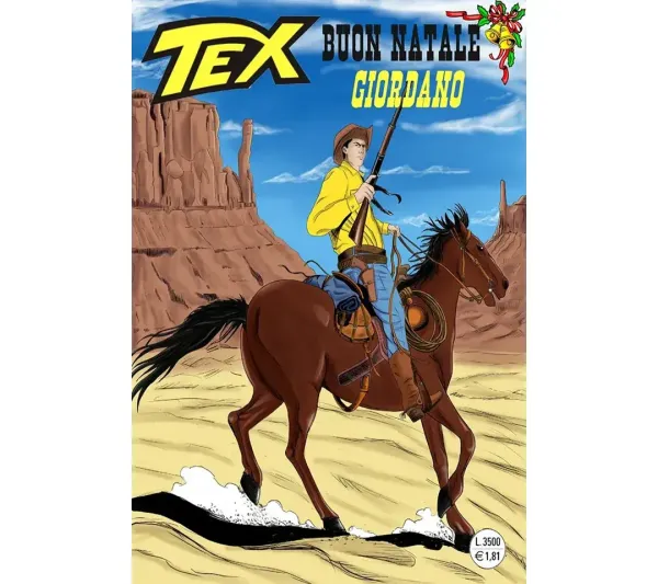 img Mirella sale a cavallo, come Tex