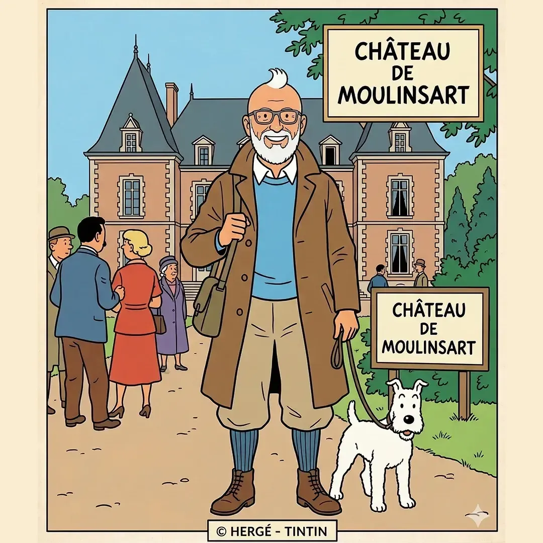 Portrait de Tintin