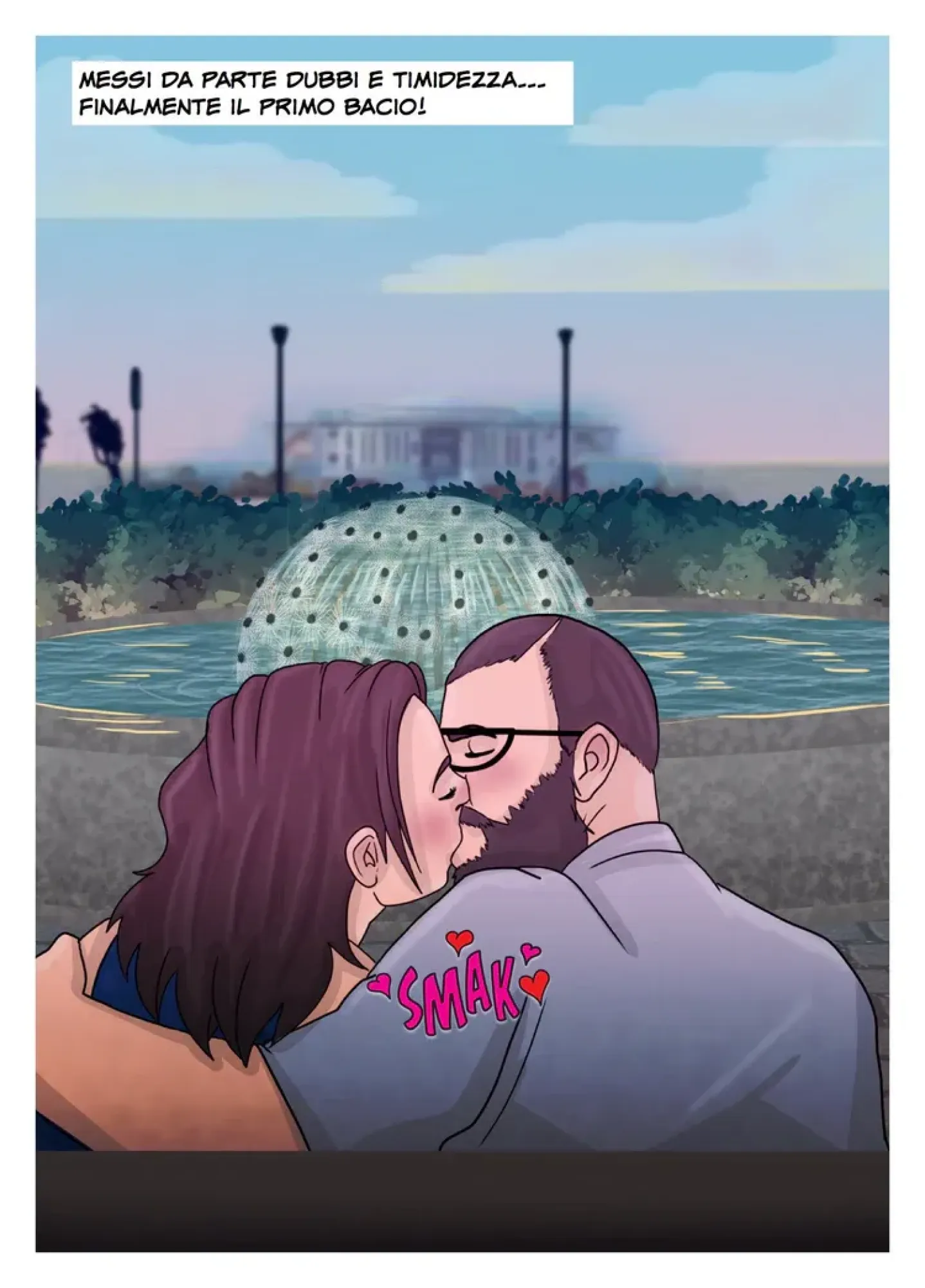 Dalle Marche con amore 20 anni di Lucia e Francesco in un fumetto personalizzato 2