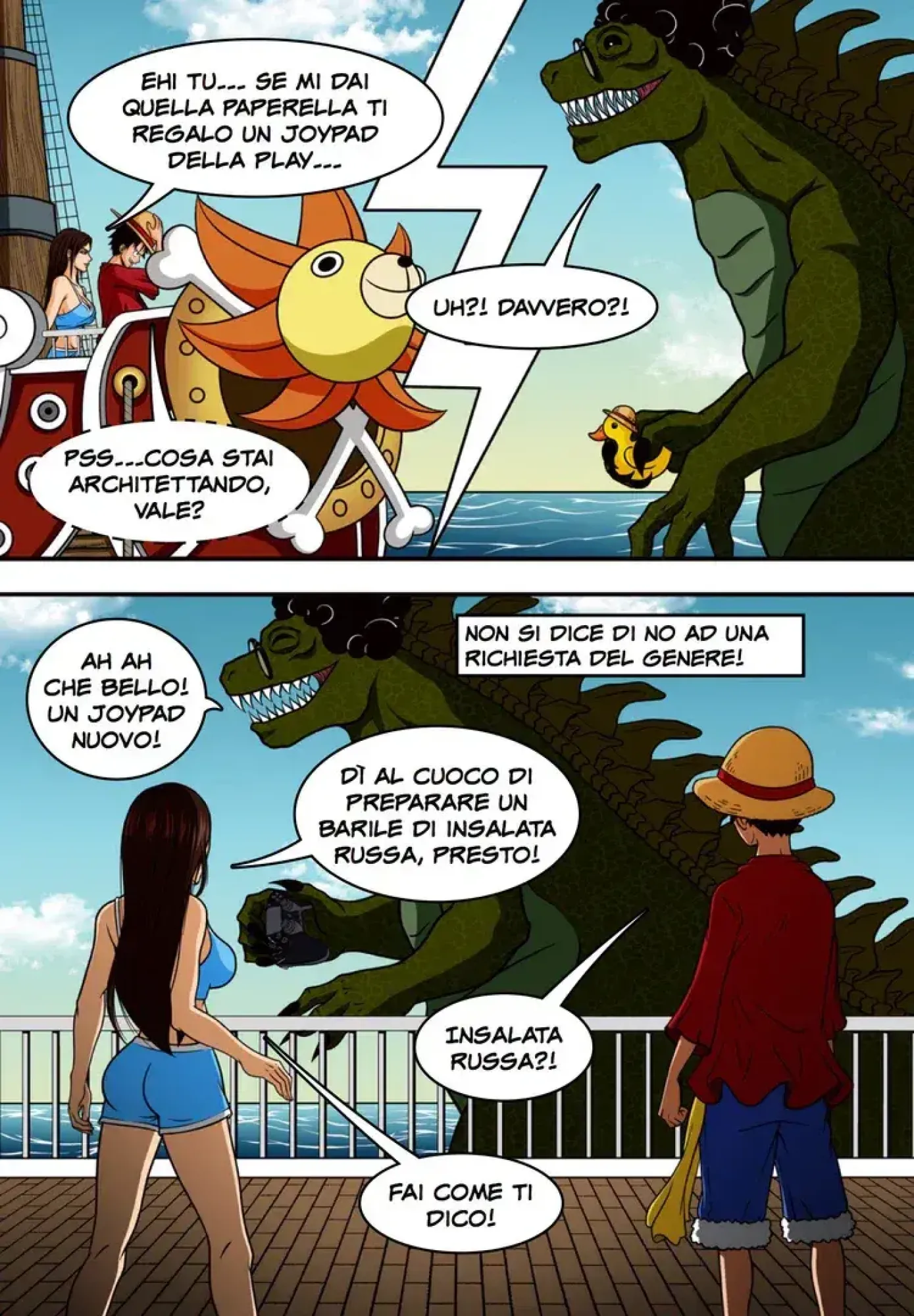 img Quando Pier Luca diventò Godzilla per amore di Valentina 6