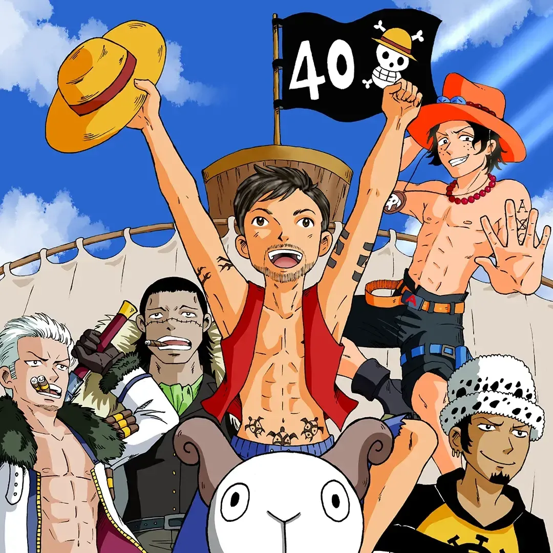 ritratto one piece personalizzato