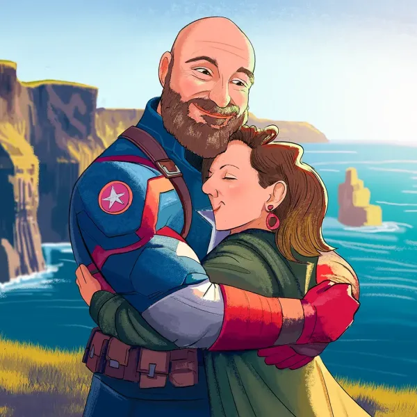 ritratto marvel personalizzato